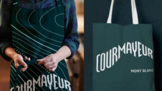 Launching the wordmark for Courmayeur