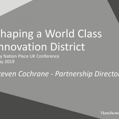 Shaping a world-class innovation district