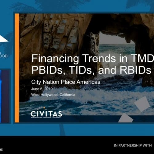 Financing trends in TIDs, BIDs and Restaurant Districts