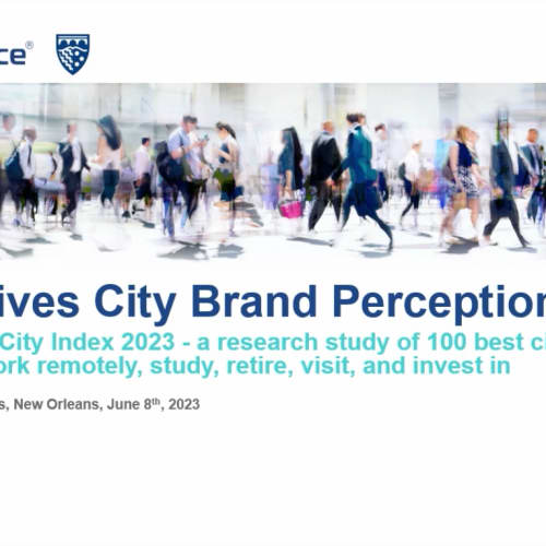 What drives city brand perceptions in different parts of the world
