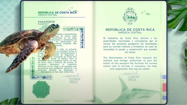 Bringing Costa Rica's place brand to life in their passport design