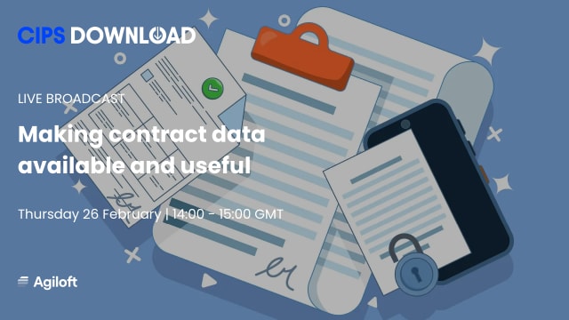 Making contract data available and useful