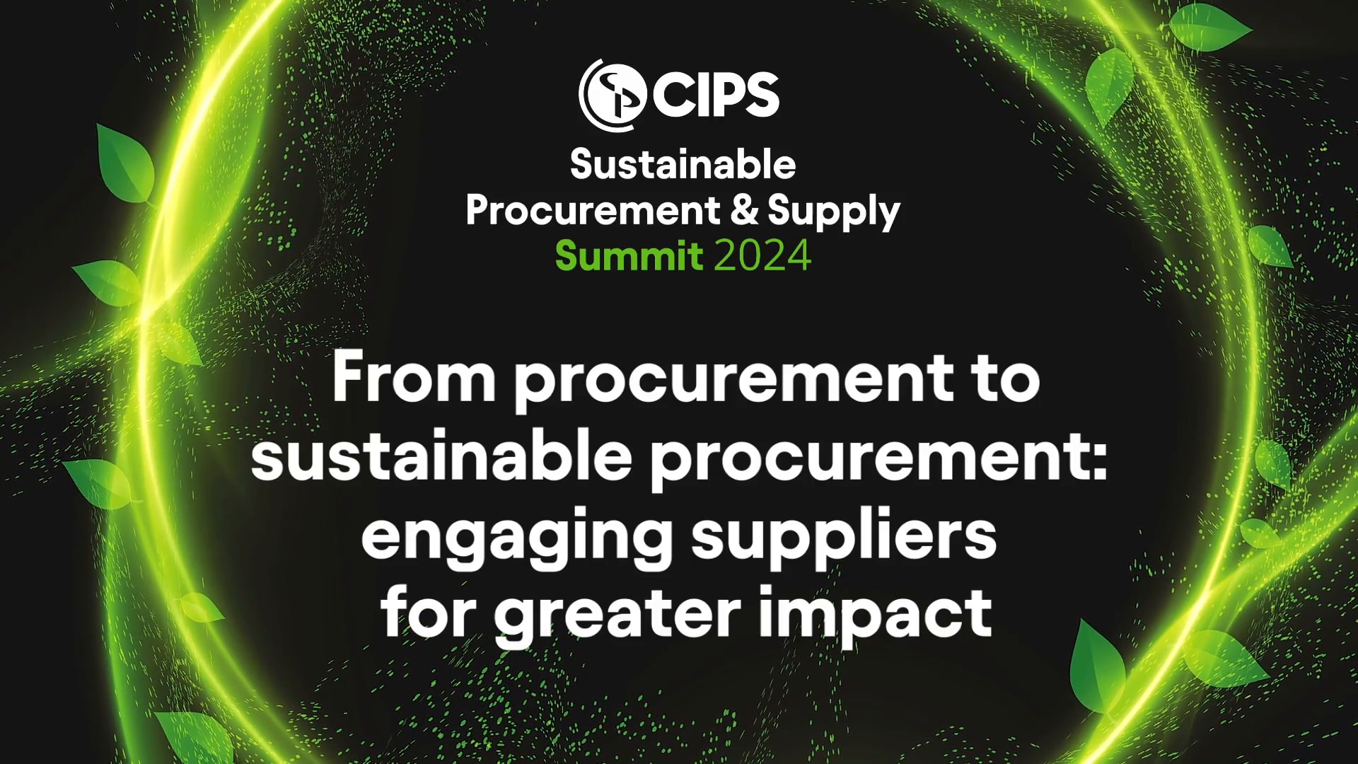 From procurement to sustainable procurement: engaging suppliers for impact