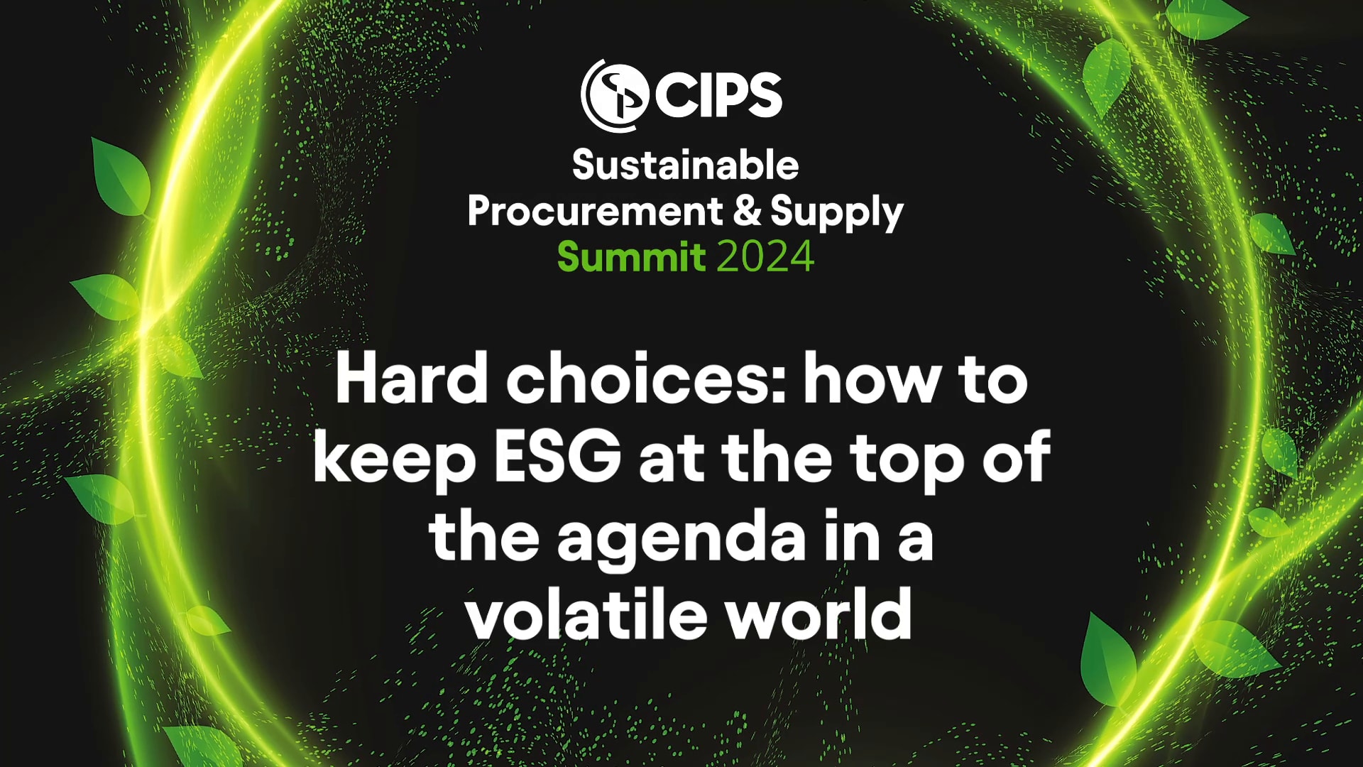 Hard choices: how to keep ESG at the top of the agenda in a volatile world